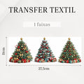 Transfer têxtil DTF Árvores de Natal