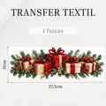 Transfer têxtil DTF Presentes de Natal