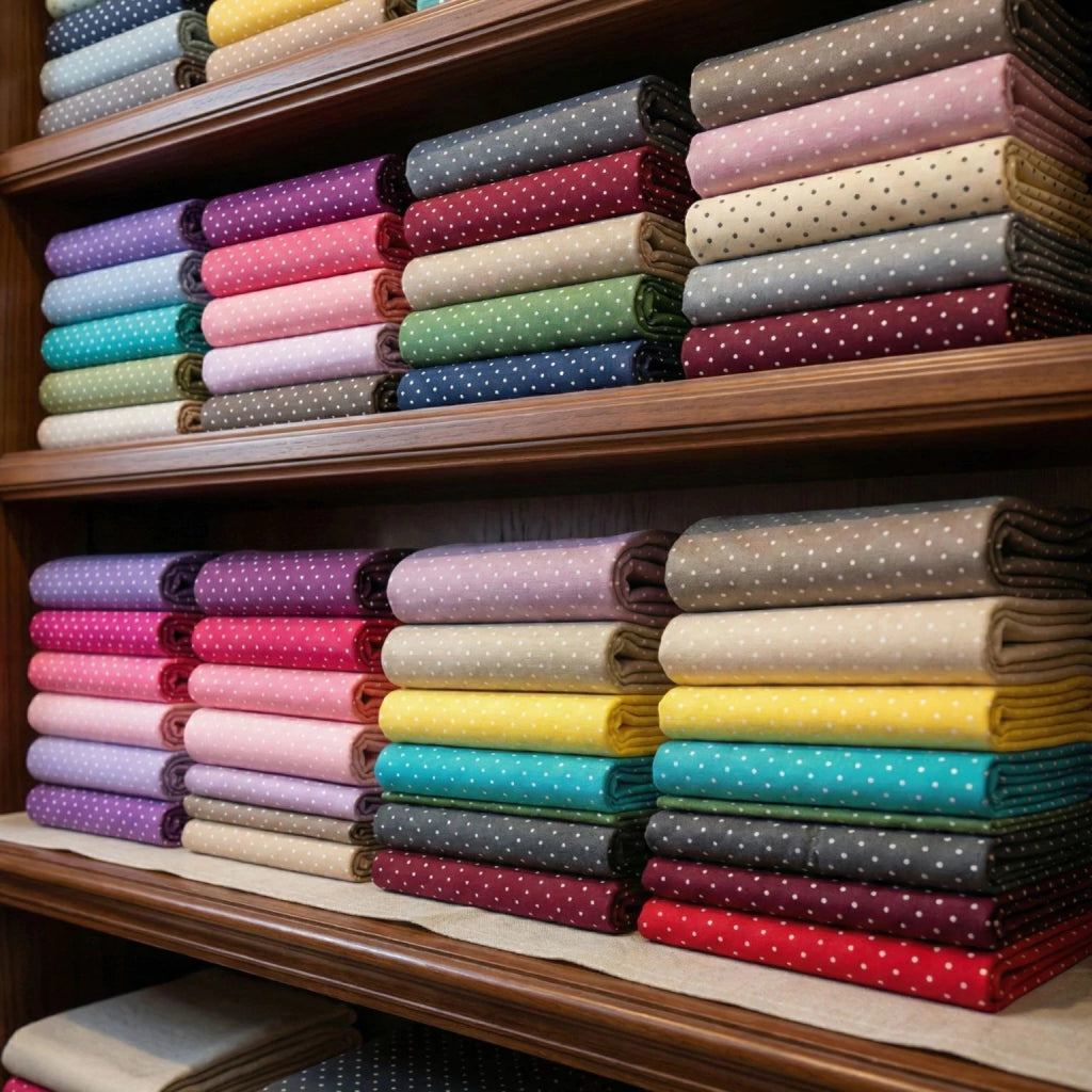 Tricoline estampa Poá Várias Cores Tricoline 100% algodão — imagem 2