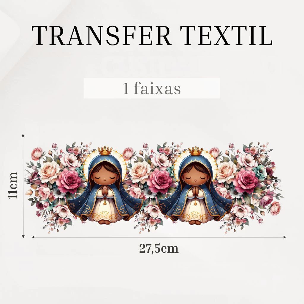 Transfer DTF têxtil Transfer Têxtil DTF - Nossa Senhora Rosa — imagem 3