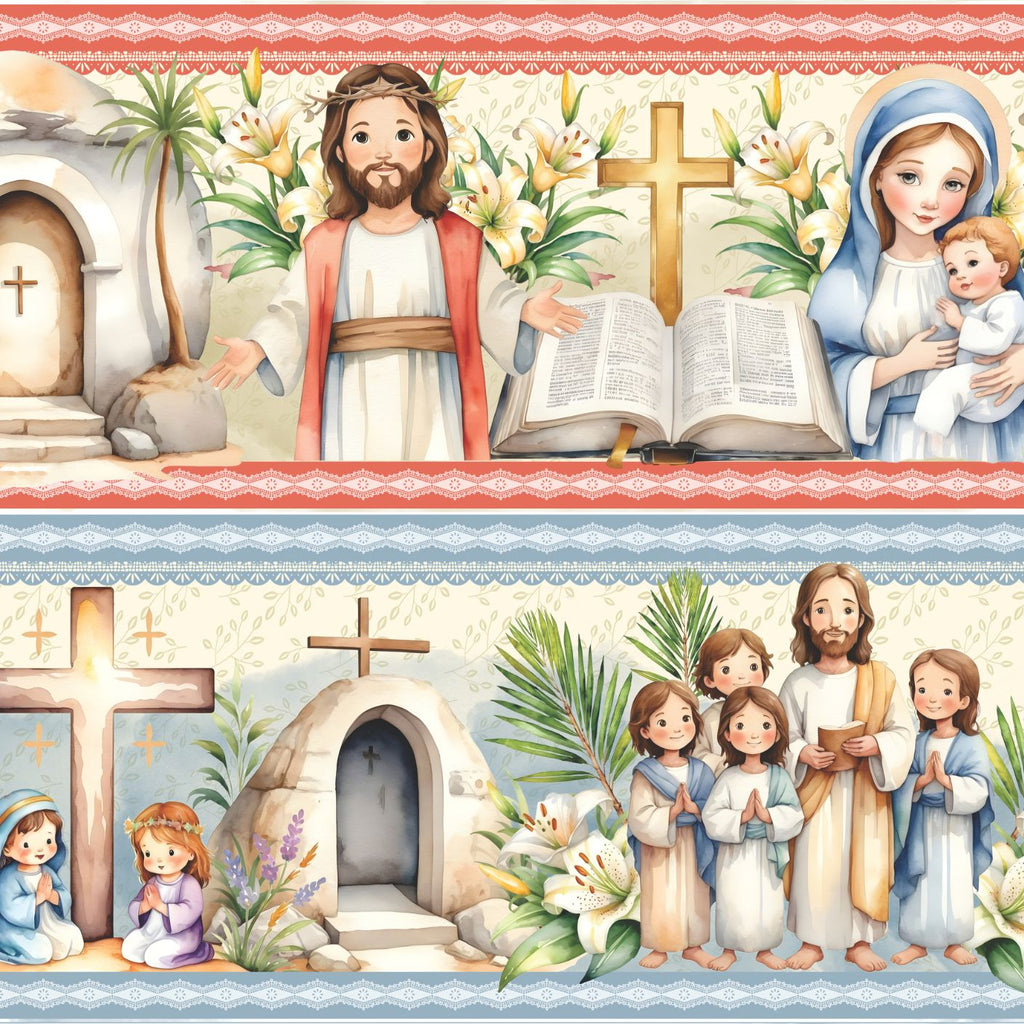 Tricoline Sagrada Família 100% Algodão 55x150cm