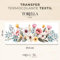 Transfer DTF têxtil Flores do Campo - Arranjo Colorido