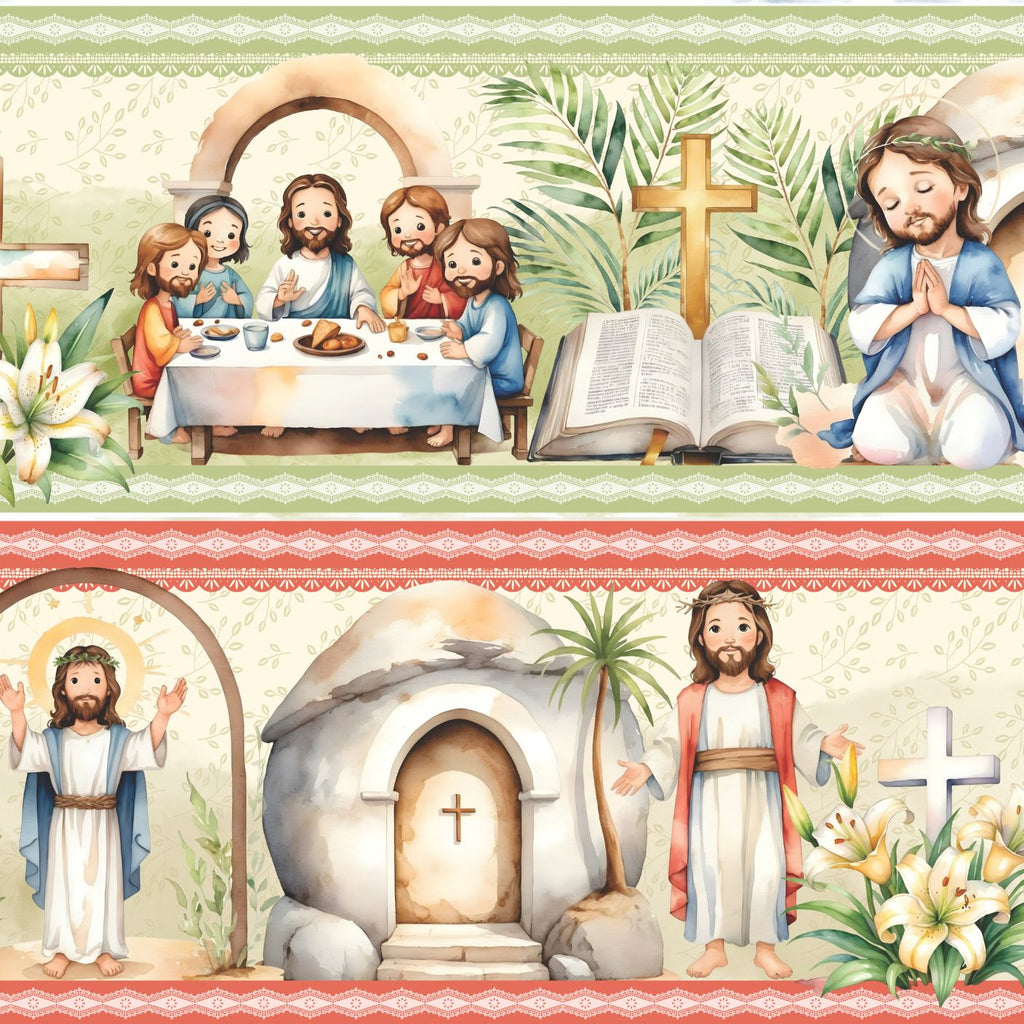 Tricoline Sagrada Família 100% Algodão 55x150cm