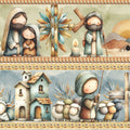 Tricoline estampa Doce Caminho com Jesus 100% algodão