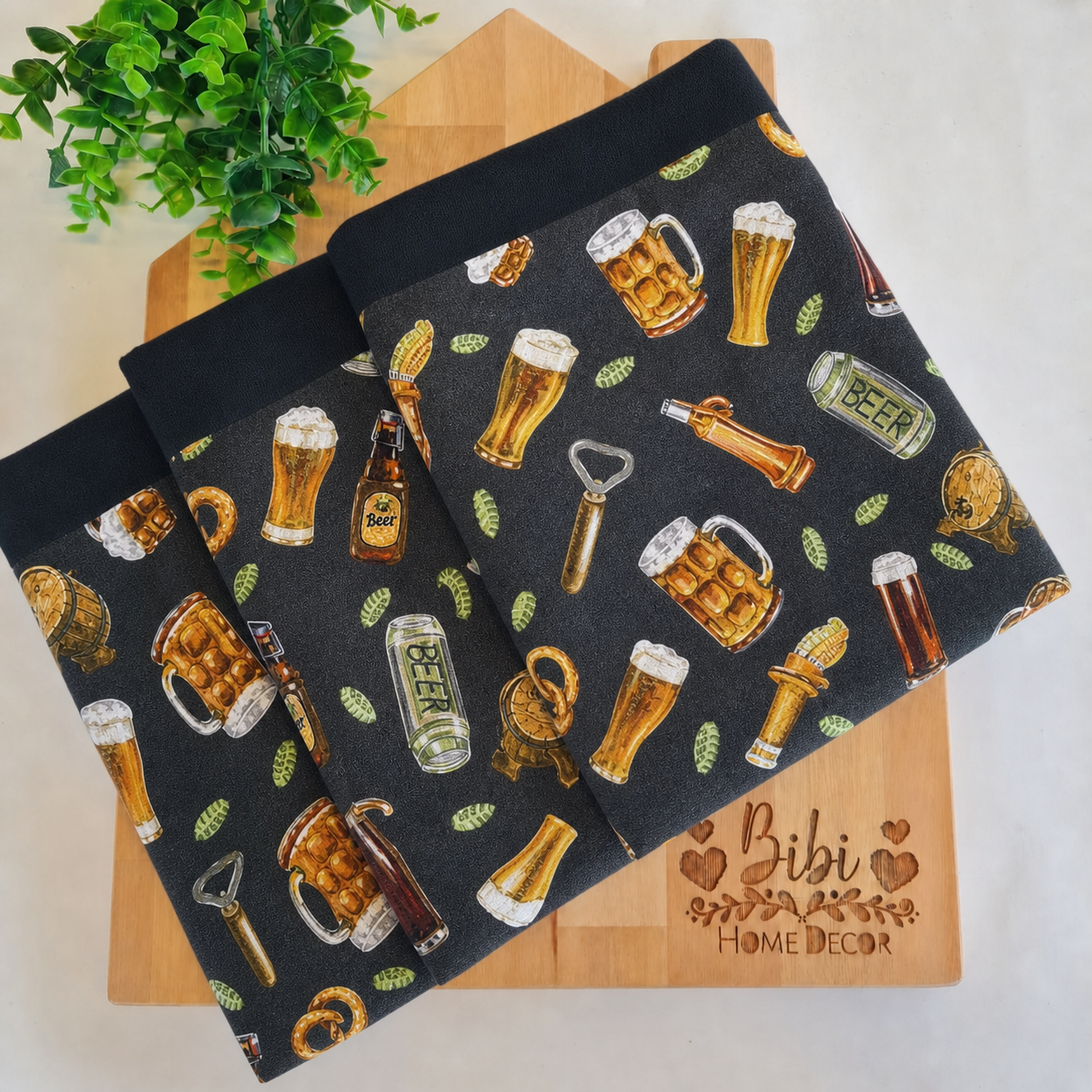 Tricoline chopp fundo preto 100% algodão