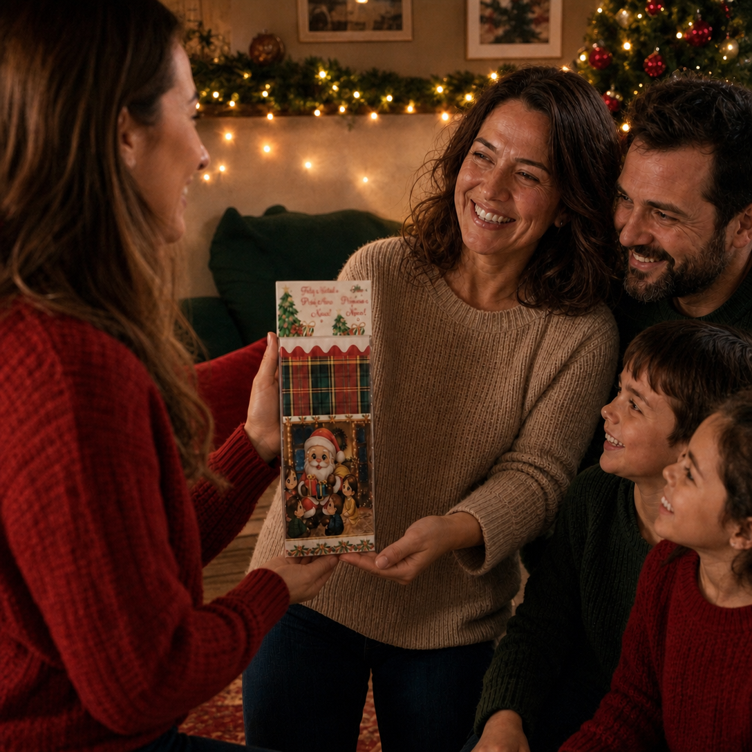 Pano de Prato Natal Presente embalagem presente Bibi Home Decor Tecidos