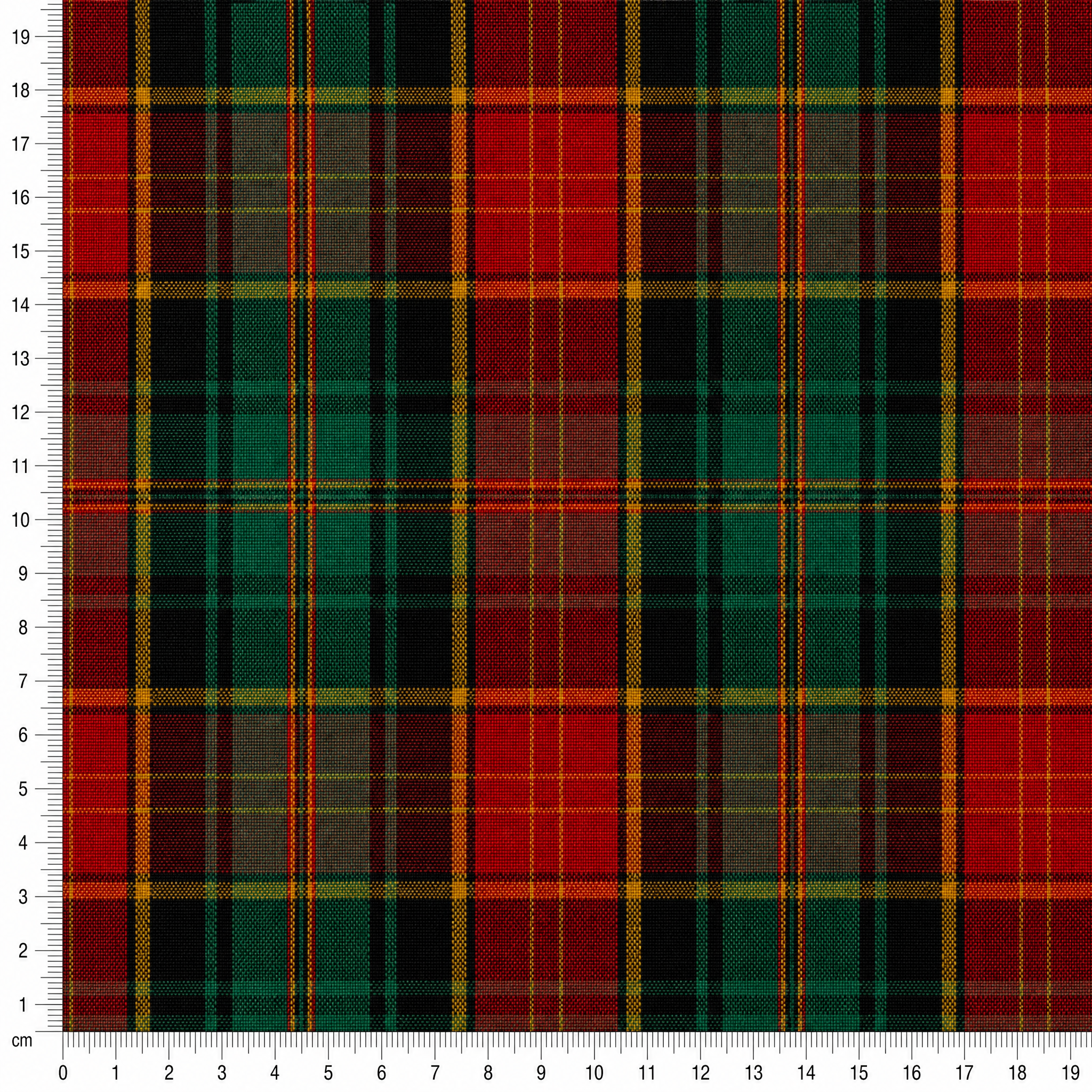 Tecido xadrez Natal Noite Feliz fio tinto vermelho e verde