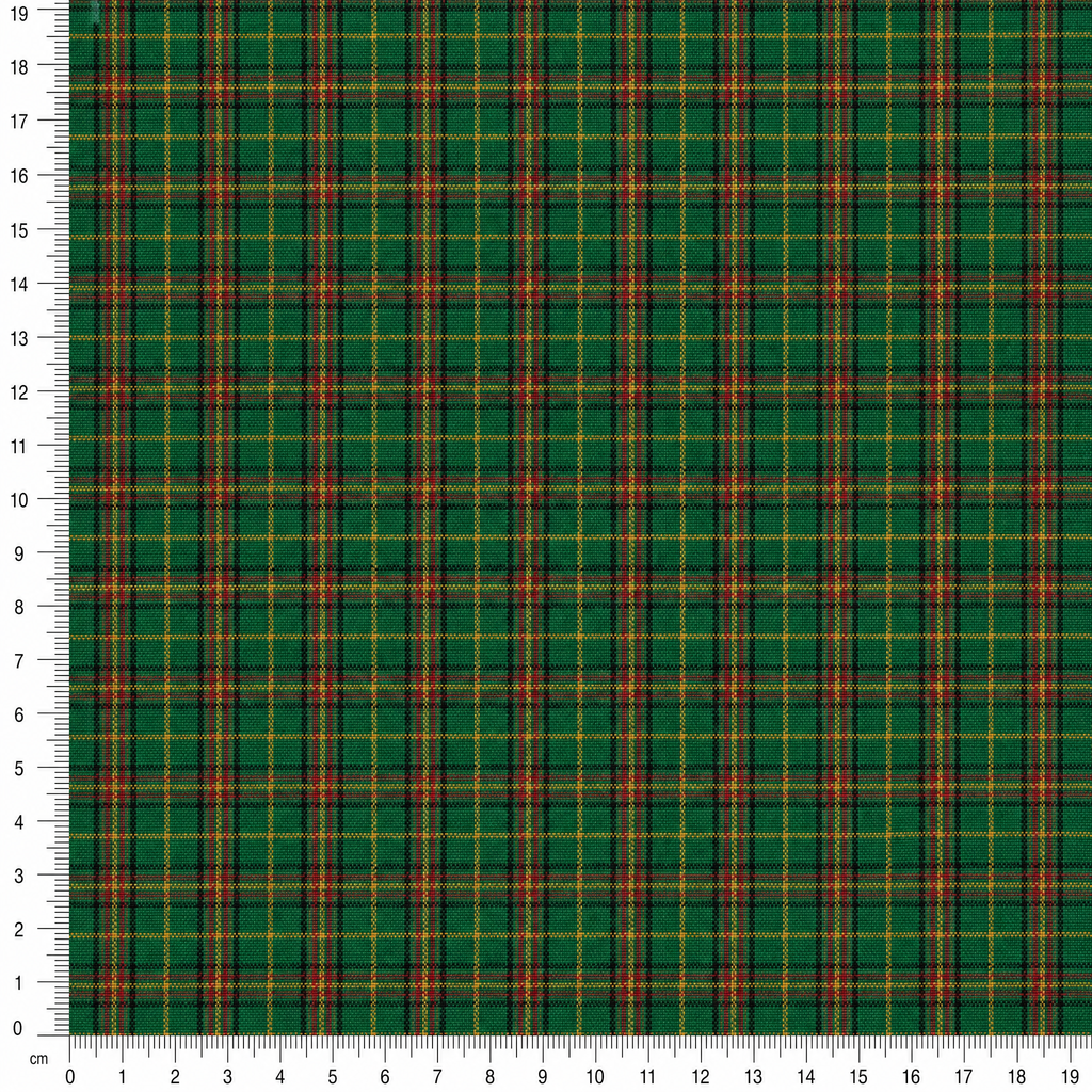Tecido xadrez Natal Pinheirinho fio tinto verde pinheiro
