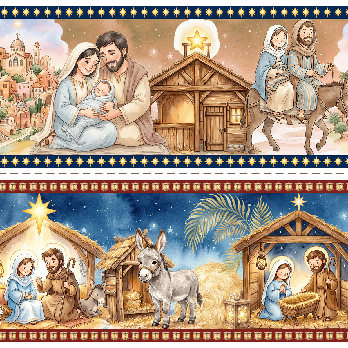 Tricoline estampa Natal de Luz 100% algodao — imagem 3