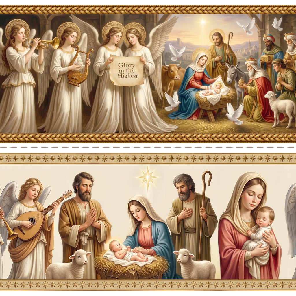 Tricoline estampa Natal Celestial 100% algodao — imagem 3
