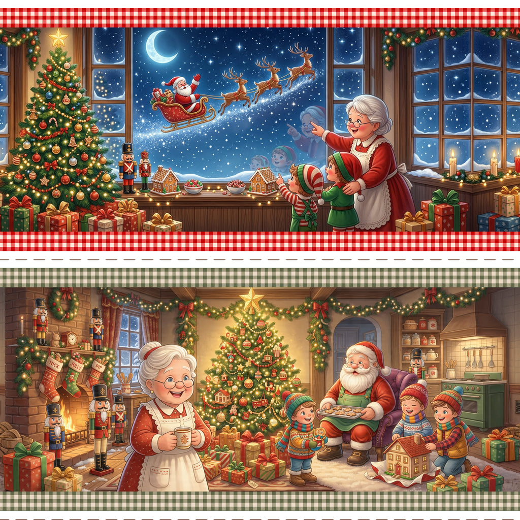 Tricoline estampa Natal dos Sonhos 100% algodao — imagem 5