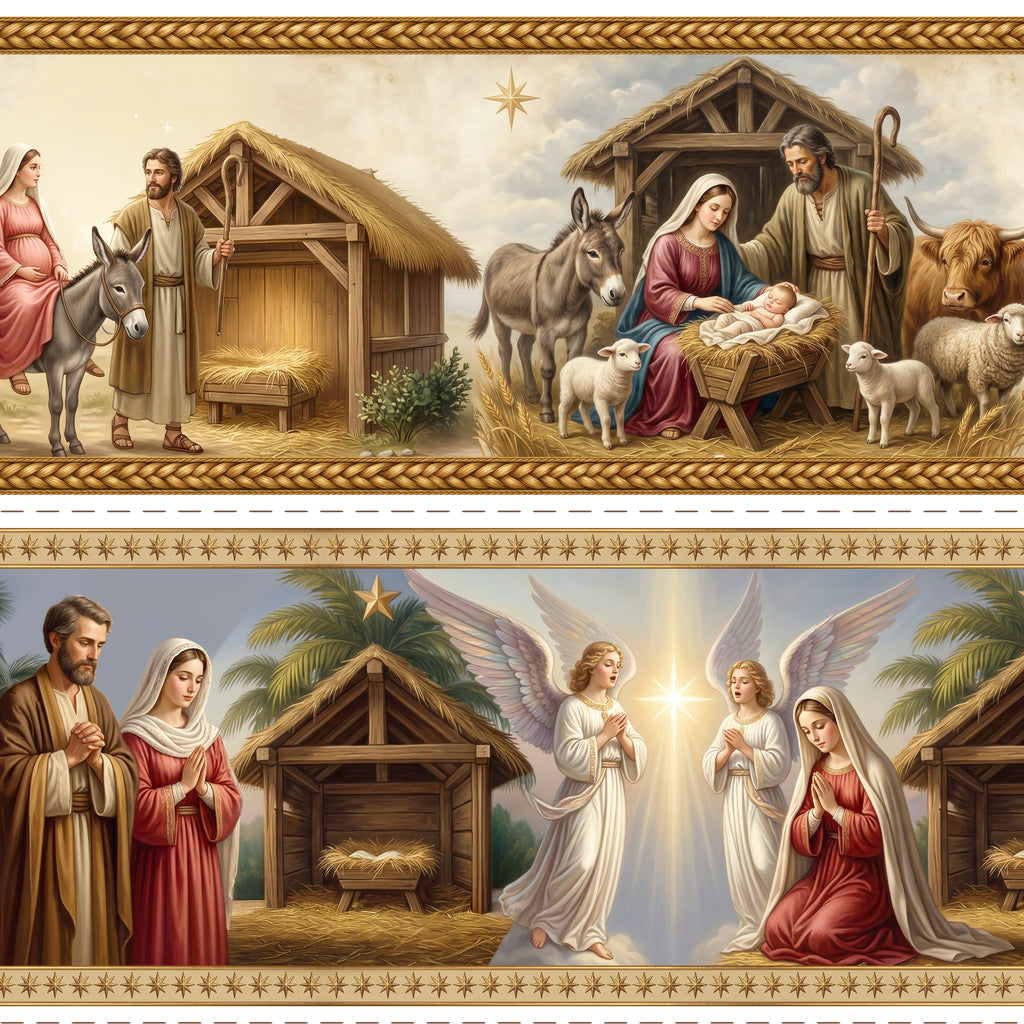 Tricoline estampa Natal Celestial 100% algodao — imagem 5