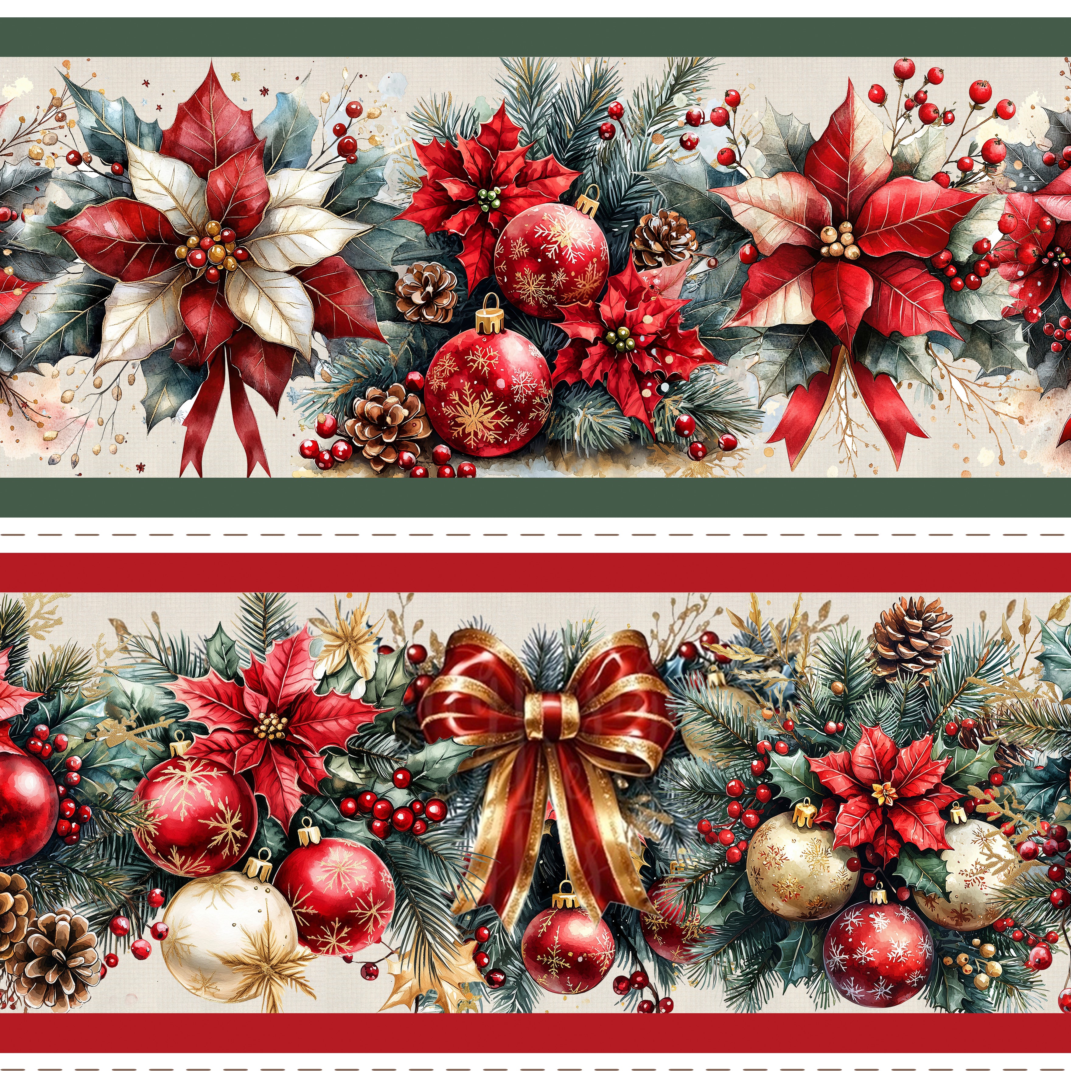 Tricoline estampa Flores de Natal 100% algodao — imagem 5