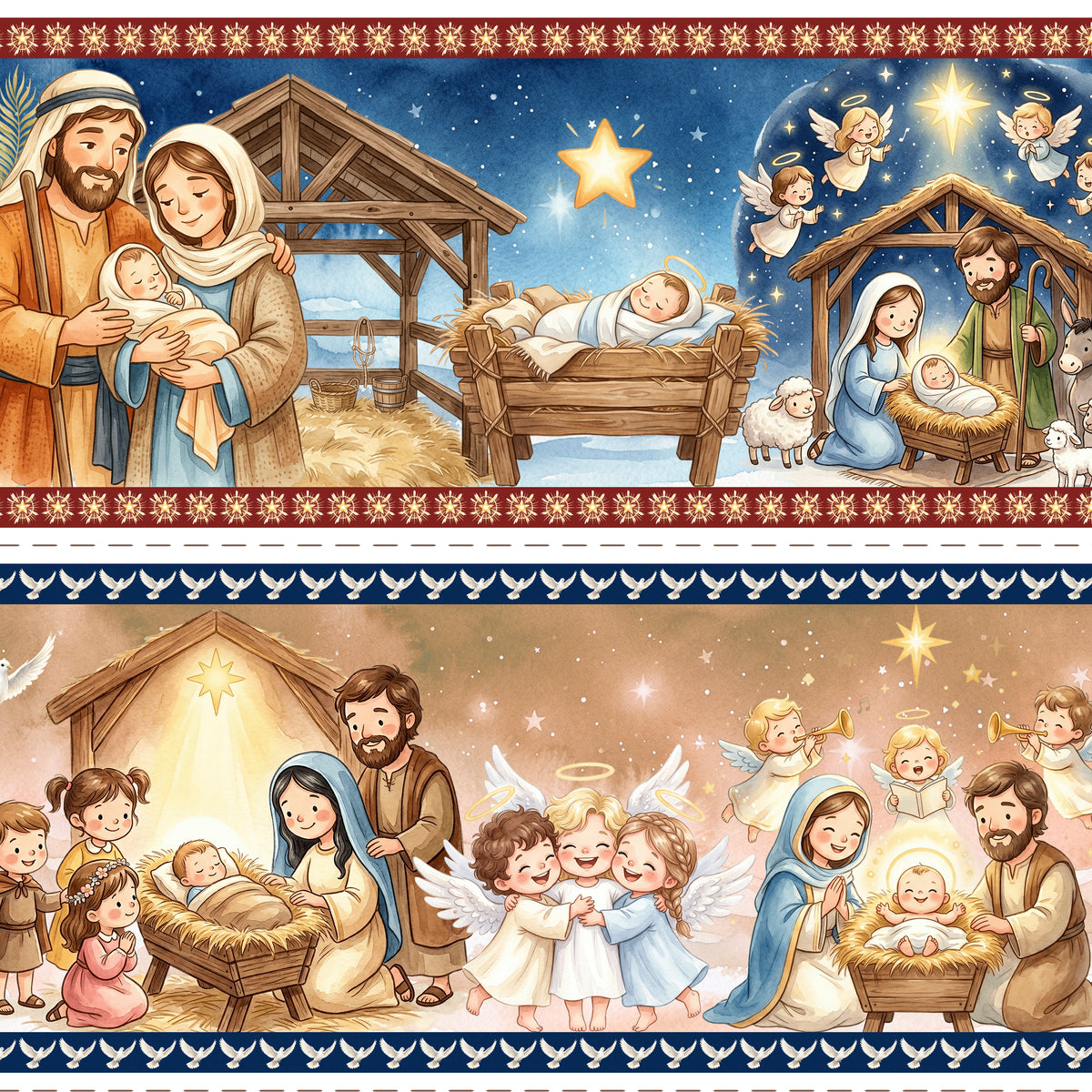 Tricoline estampa Natal de Luz 100% algodao — imagem 5