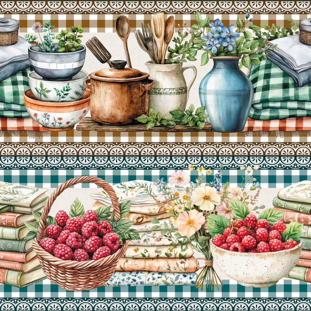Tricoline estampa Sabores do Campo 100% algodão — imagem 5