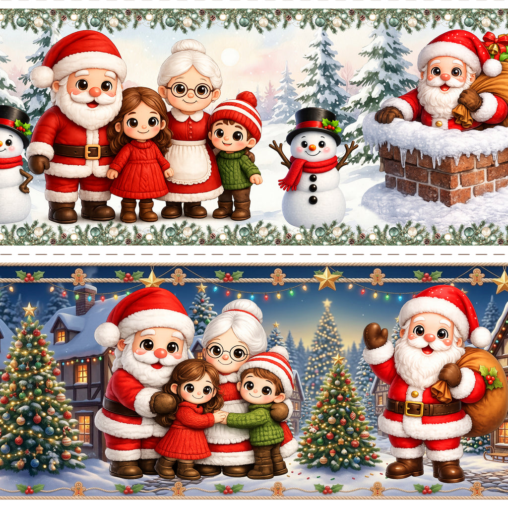 Tricoline estampa Natal Noite Feliz 100% algodão — imagem 6
