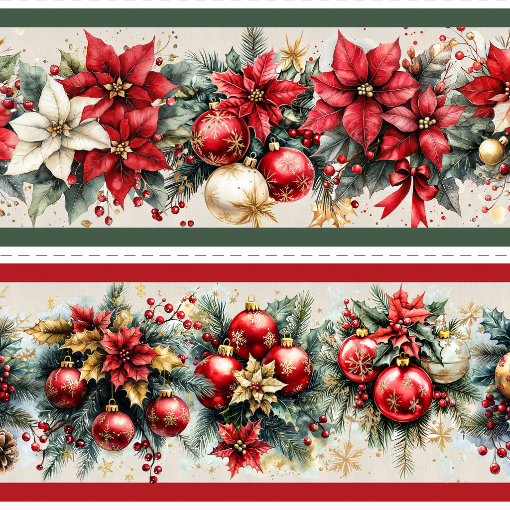 Tricoline estampa Flores de Natal 100% algodao — imagem 6