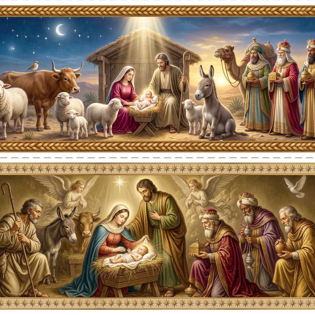 Tricoline estampa Natal Celestial 100% algodao — imagem 6