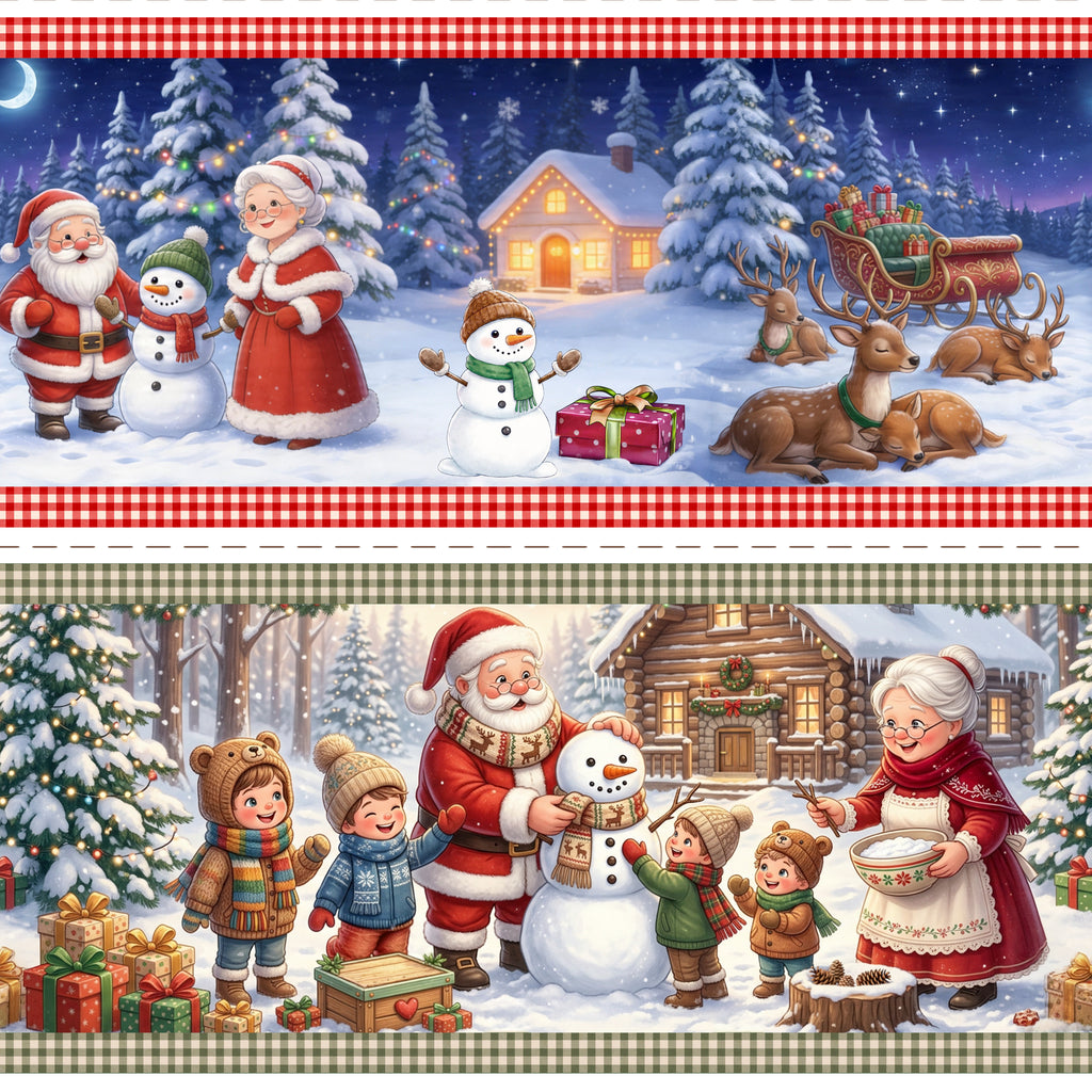 Tricoline estampa Natal dos Sonhos 100% algodao — imagem 6