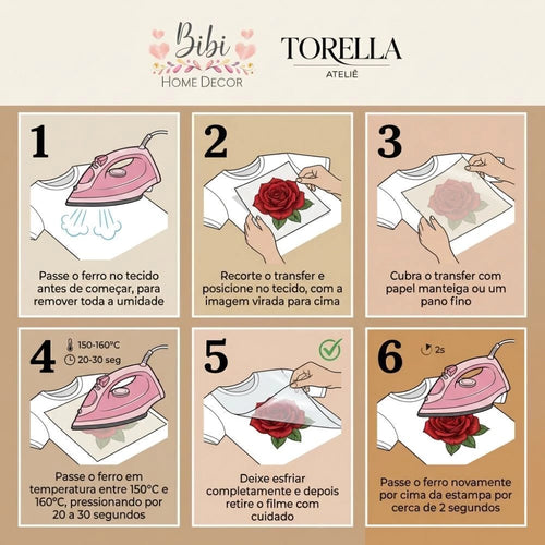 Transfer DTF têxtil Amor-Perfeito - Arranjo Floral — imagem 2